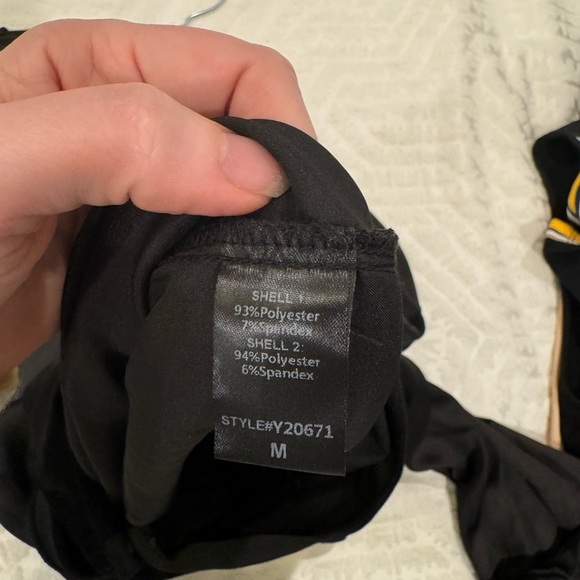 Do+be Elegant Black Satin cowl neck Bodysuit - Picture 5 of 6